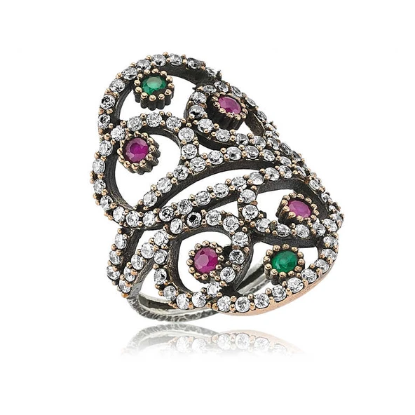 Gümüş Otantik Bayan Yüzük  SL2389 - Resim 2