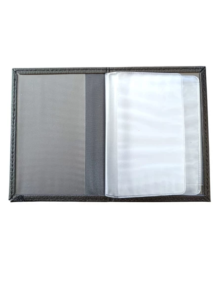 Deri Ruhsat Kabı Kılıf Siyah - 5