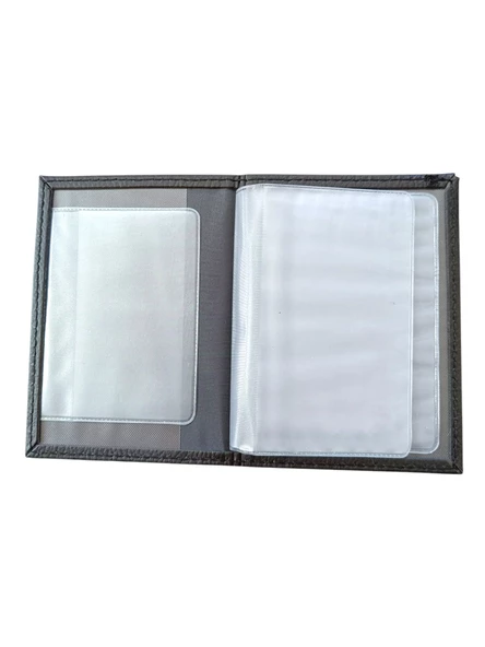 Deri Ruhsat Kabı Kılıf Siyah - 6