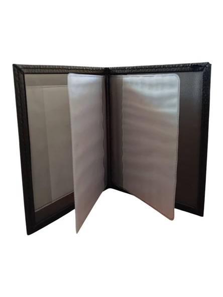 Deri Ruhsat Kabı Kılıf Siyah - 2