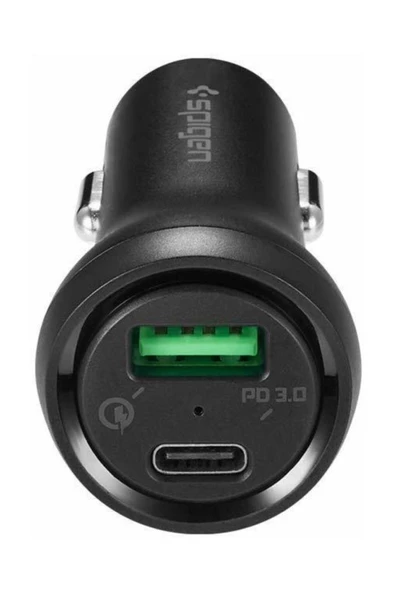Spigen SteadiBoost 45W Hızlı Araç Şarjı (USB-C PD 3.0 27W + Quick Charge 3.0 18W) F31QC - 000CP25597 - 6
