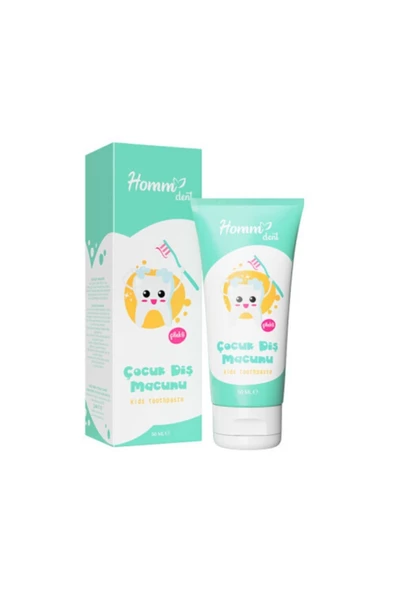 Homm Life Çilek Aromalı Çocuk Diş Macunu 50 ml