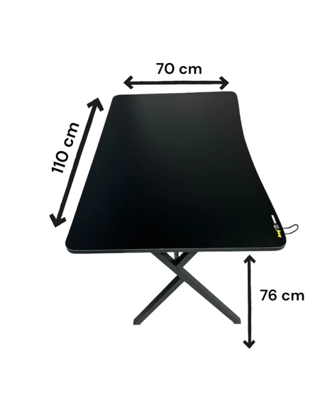 hey modüler mobilya Heygaming2 Profesyonel Oyuncu Masası Siyah 110 Cm - 5