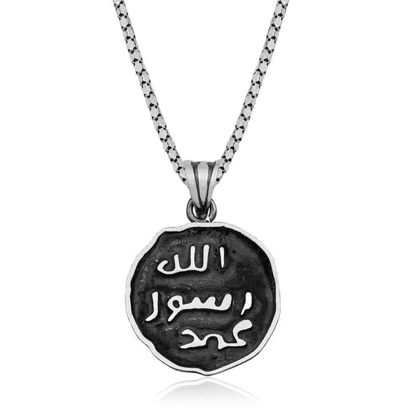 Gümüş Mührü Şerif Kolye  SL4621