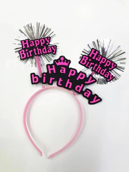 Nessiworld Happy Birthday Neon Renk Doğum Günü Tacı 12 Adet - 10