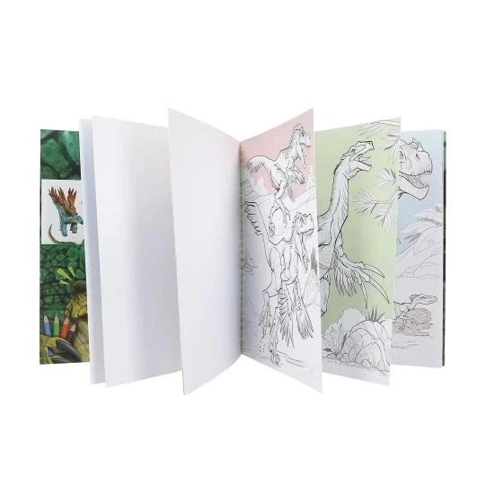 Top Model Dino World boyama kitabı ( Colouring Book WithReversible Seqins ) - 5