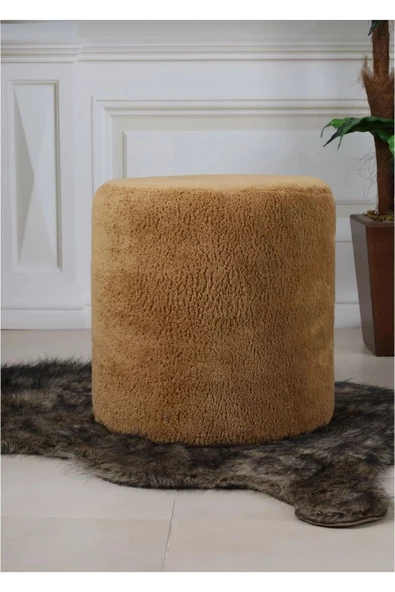 BEYLERBEYİ Lines Teddy Kumaş black Puf