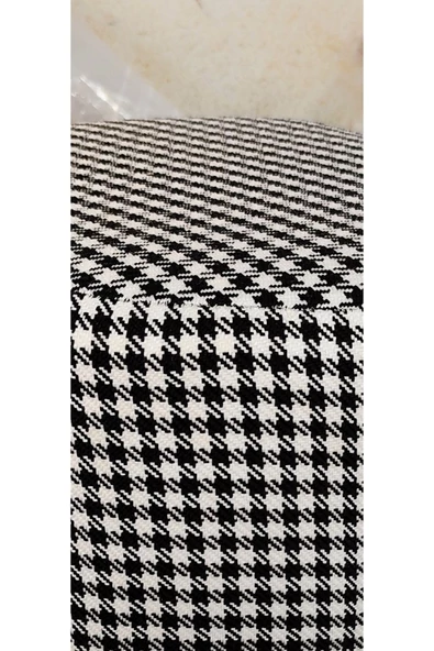 BEYLERBEYİ Puf ,kaz ayağı düz Kumaş ,makyaj Pufu Puf Sandalye Ayak Uzatma Pufu 40 Cm Yükseklik 38 çap - Resim 3