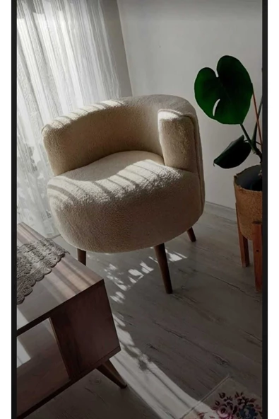 BEYLERBEYİ Tekli puf ,makyaj önü pufu,Çay Seti Tekli Koltuk, Berjer (SALON, BALKON, OFİS) - 2