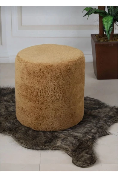 BEYLERBEYİ Lines Teddy Kumaş black Puf - 2