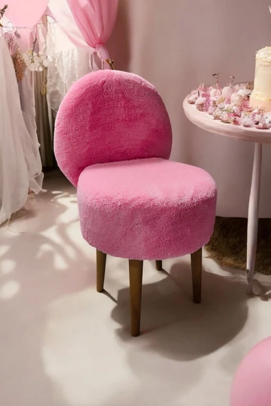 BEYLERBEYİ Çocuk Taburesi Çocuk Sandalyesi Çocuk Oturağı Ahşap Tabure Puf Oturak