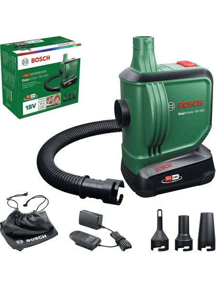 Bosch Easyınflate 18V-500 2.0 Ah Tek Akülü Hacimli Hava Pompası