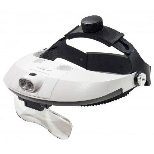 5 Mercekli Çok Fonksiyonlu, Başlık Tip Işıklı Büyüteç 81001h - 3