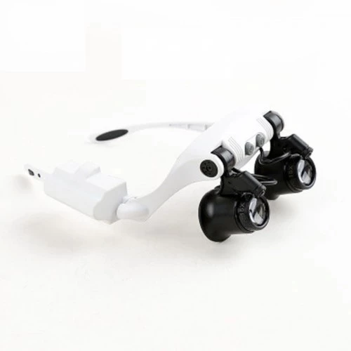 Kuyumcu,saat Onarım Için 10x15x20x25x Mercekli Gözlük Büyüteç9892g3a - Resim 4