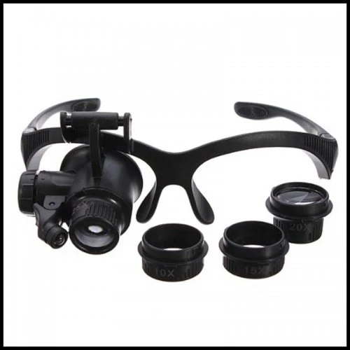 Saat Tamırı,okuma, Kuyumcu Için Çok Fonksiyonlu Onarım Gözlük Büyüteç - Resim 3