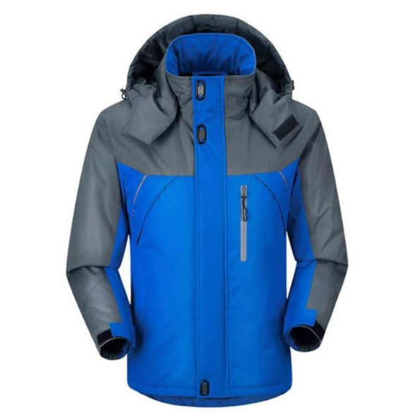 Cbtx Outdoor Rüzgar Su Geçirmez Kalın Polar Kapüşonlu Mont - 3