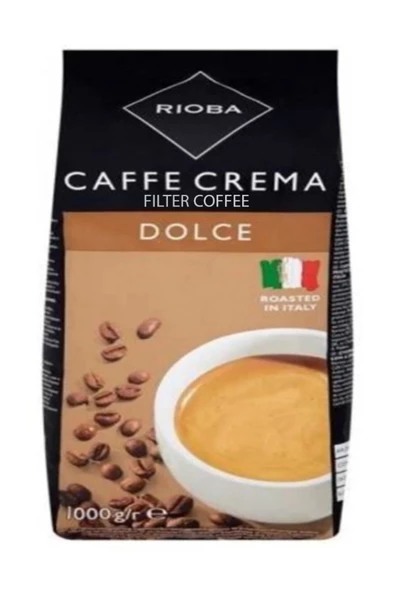 Rioba Rioba Caffe Crema Dolce Öğtülmüş Filtre Kahve 1000 Gr