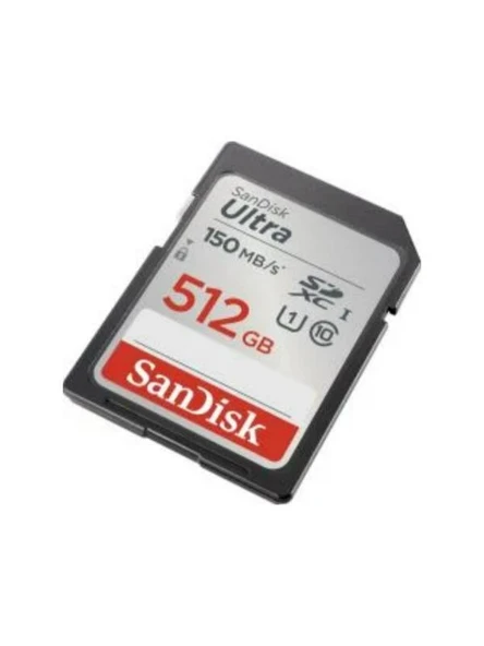 SanDisk Ultra 512GB 150MB/s SDHC/SDXC Class 10 UHS-I Hafıza Kartı SDSDUNC-512G-GN6IN - Resim 2