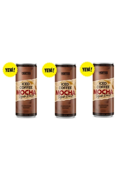 Harras Harras Soğuk Mocha Kahve 250ml X 3 Adet