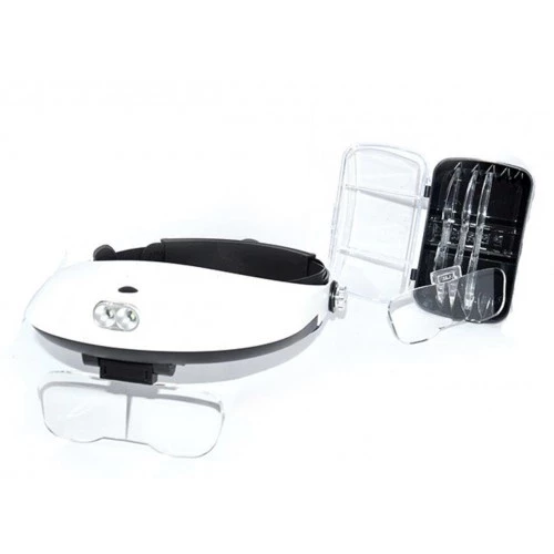 5 Mercekli Çok Fonksiyonlu, Başlık Tip Işıklı Büyüteçmg81001g - 4