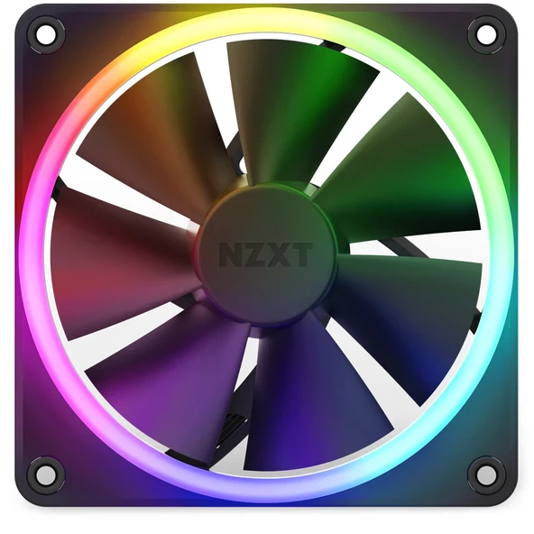 NZXT F120 RGB RF-R12SF-B1 Siyah 12 cm Kasa Fanı