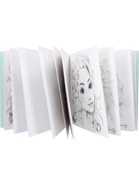 Top Model Sac Tasarım Tasarım Defteri ( Special Colouring Book ) - Resim 5