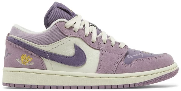 Nike Air Jordan 1 Low Unity Purple Womens Spor Ayakkabı