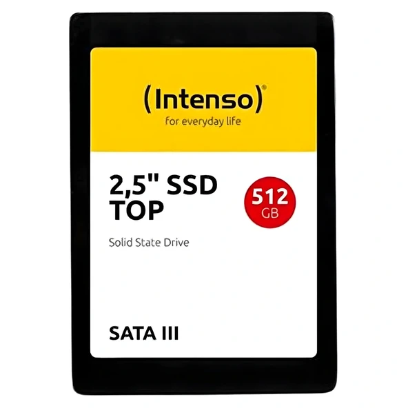 Intenso 3812450 TOP 512GB 520MB/-500MB/s 2.5" Sata 3 SSD ürün görseli 1