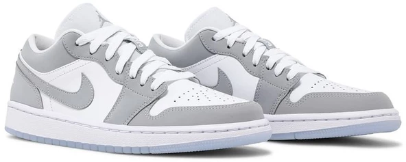 Nike Air Jordan 1 Low Wolf Grey Spor Ayakkabı - Resim 8