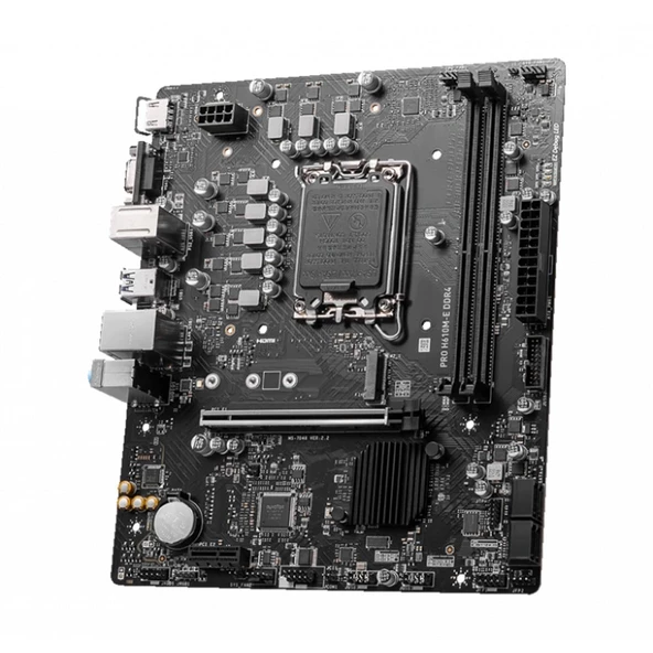 MSI PRO H610M-E DDR4 SOKET 1700 DDR4 3200(OC) HDMI VGA M.2 USB3.2 1x 1G LAN mATX Anakart - 4