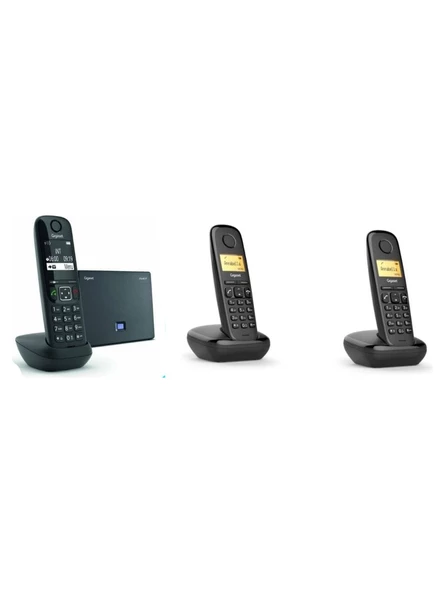 Gigaset AS690 Ip 3 Dahili Dect Telsiz Kablosuz Telefon Santrali ürün görseli