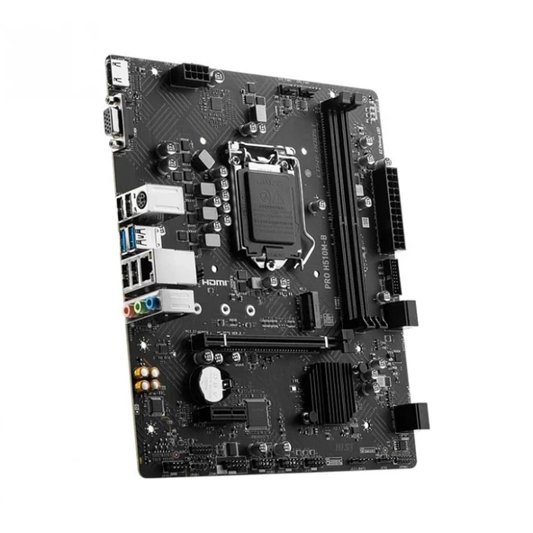 MSI PRO H510M-B Soket 1200 DDR4 2933MHZ(Yanlızca 10.Nesil Detsekli) Anakart - 4
