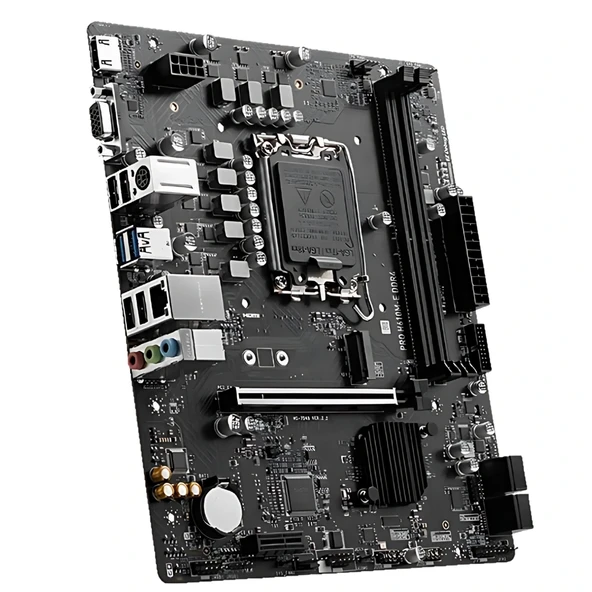 MSI PRO H610M-E DDR4 SOKET 1700 DDR4 3200(OC) HDMI VGA M.2 USB3.2 1x 1G LAN mATX Anakart - Resim 4