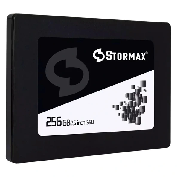 Stormax 256 GB 2 5" Sata3 550-530MB/s SMX-SSD30BLCK/256G SSD Disk ürün görseli 1