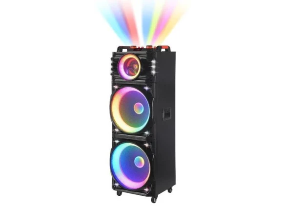 Platoon PL-4610 BT,SD,USB BAĞLANTILI KARAOKE MİC. RGB IŞIKLI SPEAKER 30 İNÇ (NDR-1526) - 7