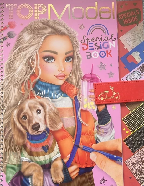 Top Model Mıknatıslı Kapak Kumaş Desenli Kağıtlarla Tasarım Defteri 412725