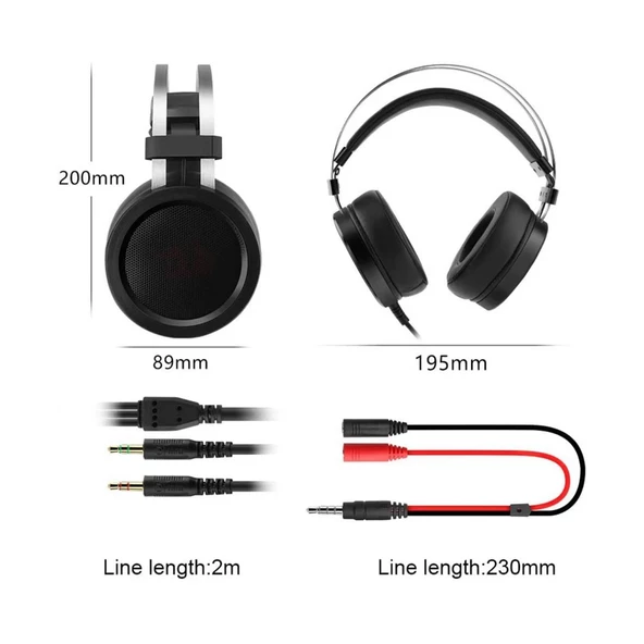 Redragon H901 SCYLLA 3,5mm Jack'lı Oyuncu (Gaming) Kulaklığı - 5