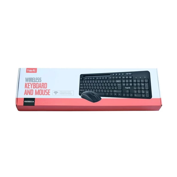 Havit KB266GCM Q Tr Kablosuz Multimedya Klavye Mouse Set - 4