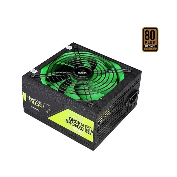 Gametech GTP-600 600W 80 Plus Green Bronze Power Supply