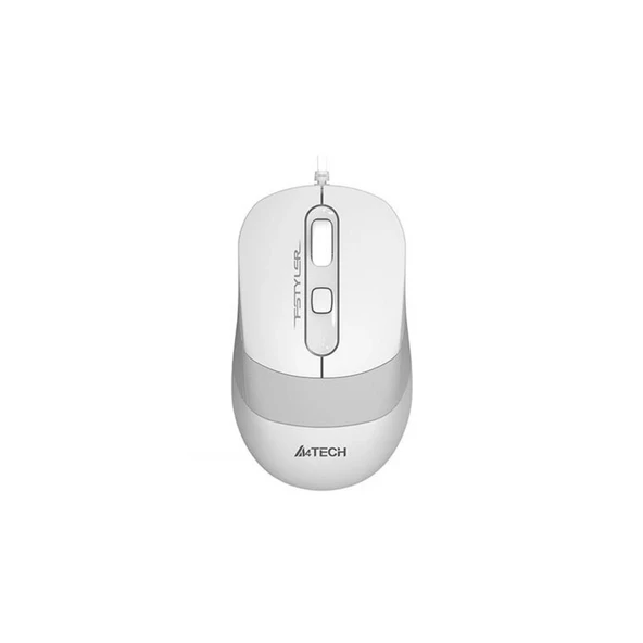 A4Tech FM10 USB 1600DPI Gri - Beyaz Mouse