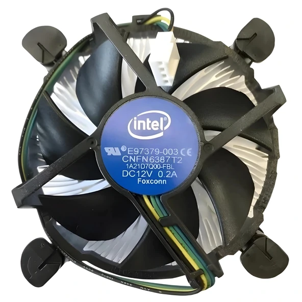 Intel Orijinal E97379-003 4Pin 1150-1151-1155-1156 -1200Pin İşlemci Fan - Resim 2