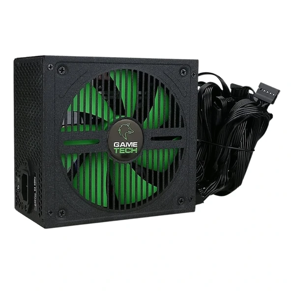 Gametech GTP-600 600W 80 Plus Green Bronze Power Supply - Resim 6