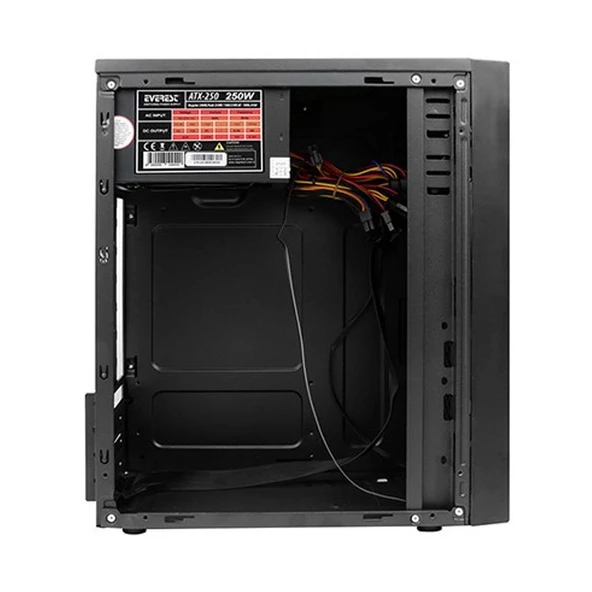 Everest Astral RGB LED Şeritli Peak 250W Akrilik Yan Panel Oyuncu (Gaming) Kasası - 5