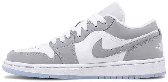 Nike Air Jordan 1 Low Wolf Grey Spor Ayakkabı - Resim 3
