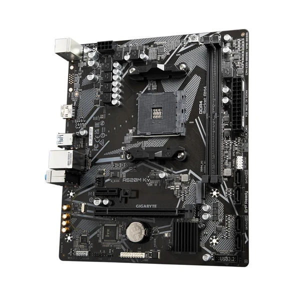 Gigabyte A520M-K V2 DDR4 5100MHz PCI-E Gen3 M.2 US - 3
