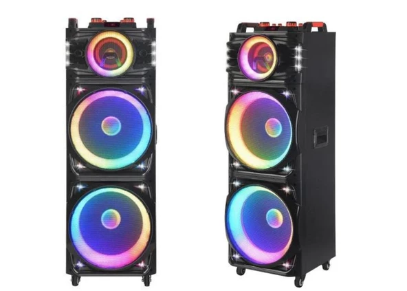 Platoon PL-4610 BT,SD,USB BAĞLANTILI KARAOKE MİC. RGB IŞIKLI SPEAKER 30 İNÇ (NDR-1526) - 4