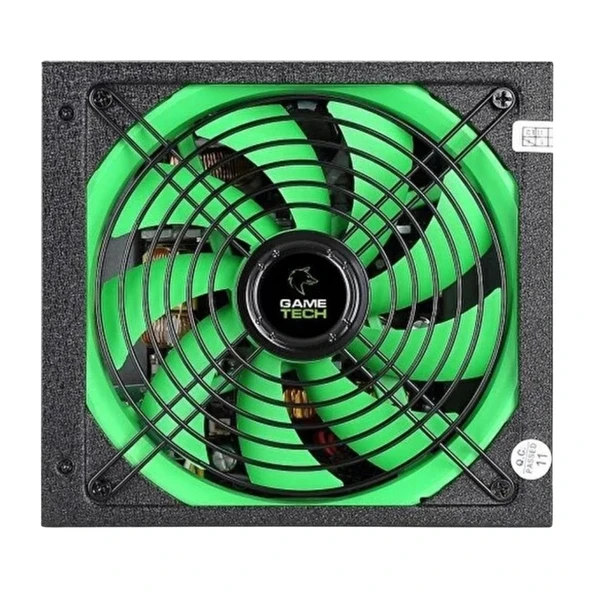 Gametech GTP-600 600W 80 Plus Green Bronze Power Supply - Resim 2