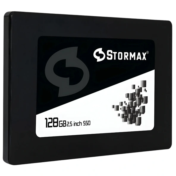 Stormax 128 GB SSD 2 5" Sata3 550-530MB/s Black SERI-SMX-SSD30BLCK/128G SSD Disk - Resim 2