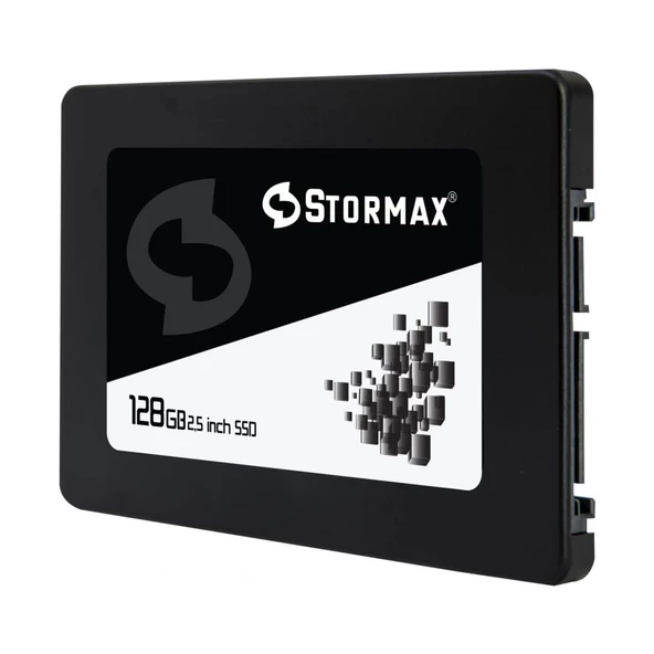 Stormax 128 GB SSD 2 5" Sata3 550-530MB/s Black SERI-SMX-SSD30BLCK/128G SSD Disk - 2