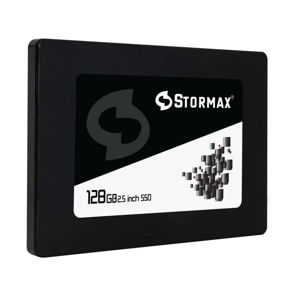 Stormax 128 GB SSD 2 5" Sata3 550-530MB/s Black SERI-SMX-SSD30BLCK/128G SSD Disk - 3